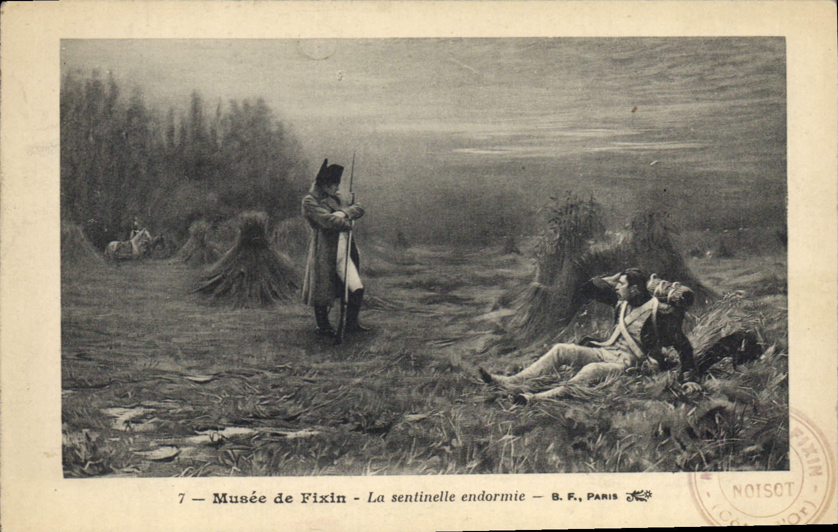 CPA Napoleon 1er Musee de Fixin La sentinelle endormie