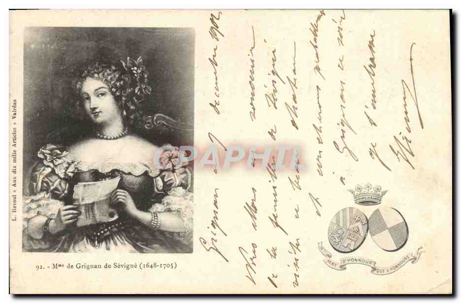 CPA Mme de Grigan de Sevigne