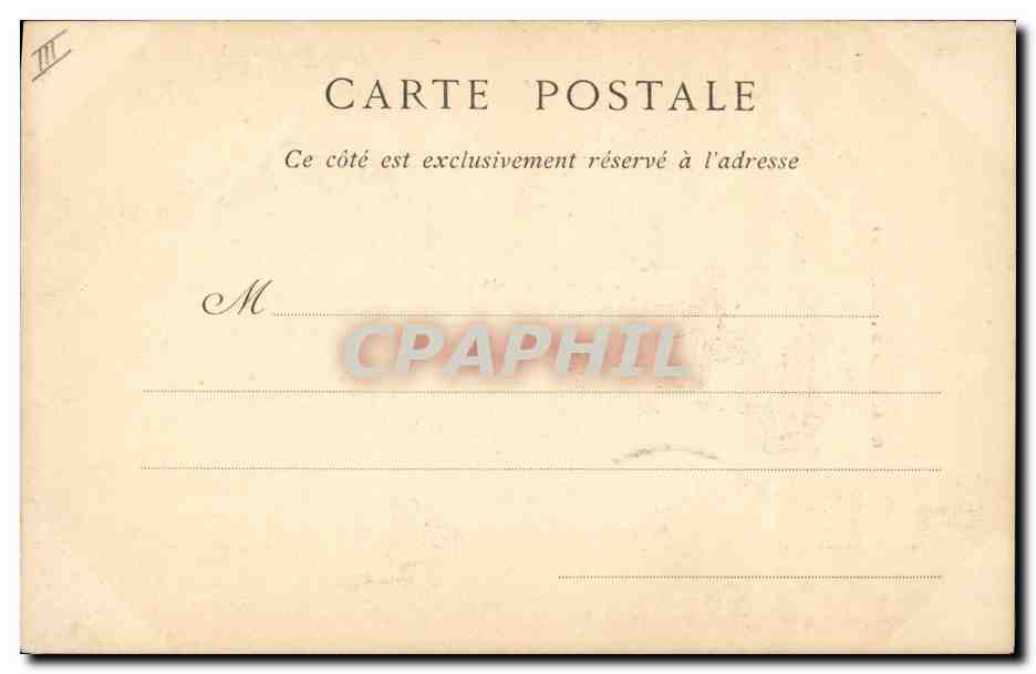 CPA Comtesse De Chambord — Verso