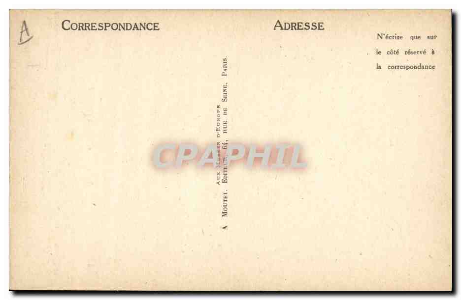 CPA Musee Carnavalet Princesse de Lamballe Marie Therese de Savoie Carignan — Verso