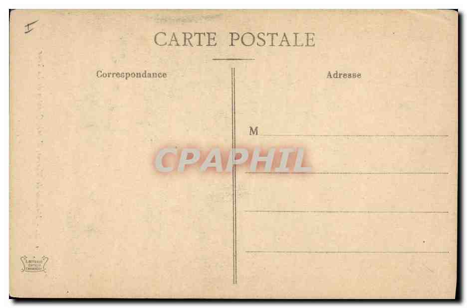 CPA Madame de Warens d'apres Quentin la Tour — Rückseite