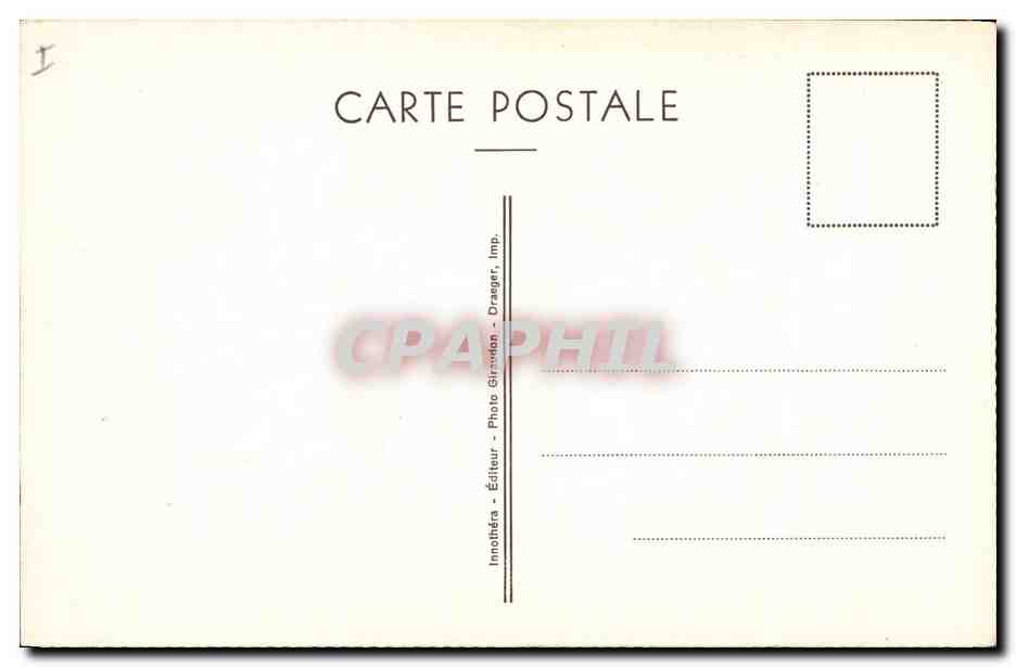 CPA Charles VII Roi de France — Verso