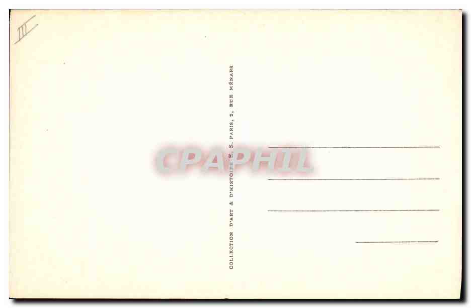 CPA Montespan Athenais Marquise de — Verso