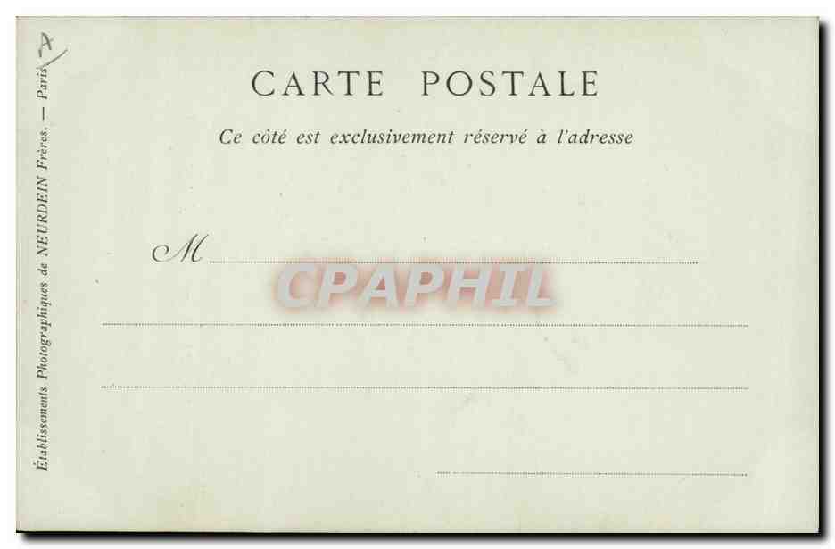 CPA Cardinal Antonelli Giacomo Homme d'Etat italien — Verso