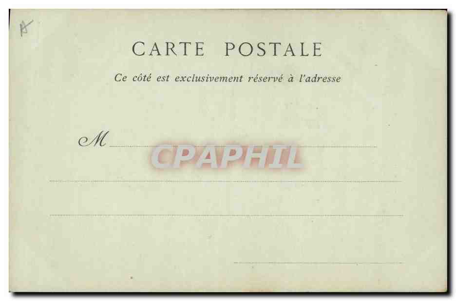 CPA Philippe IV le long Roi de France — Verso