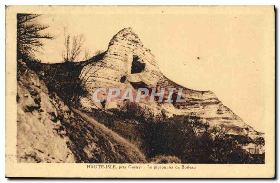 CPA Colombe Colombophilie Haute Isle pres Gasny Le pigeonnier de Boileau