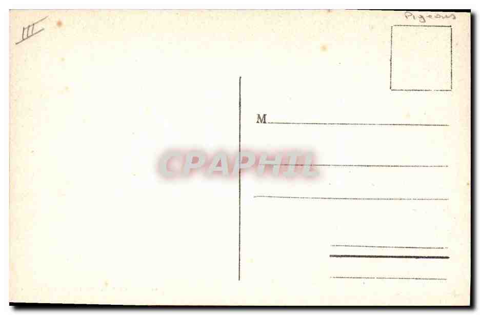Langres - Le Pigeonnier Militaire — Éditeur Marcel Marlin, Magasins Réunis, Langres — Verso