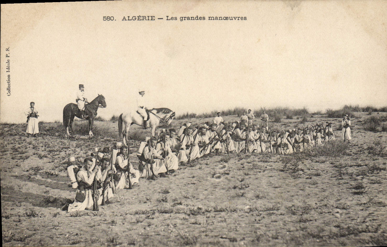 Algérie — Les grandes manœuvres — Collection Idéale P. S. n° 580