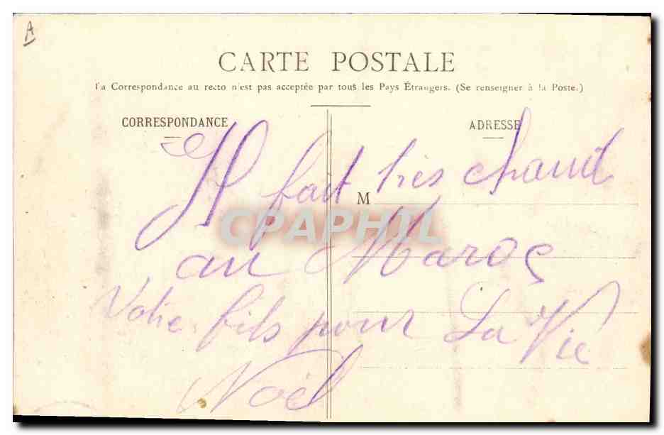 Casablanca — Les Prisonniers de Settat escortés par les Zouaves — Jh. Bousuge — Reverso