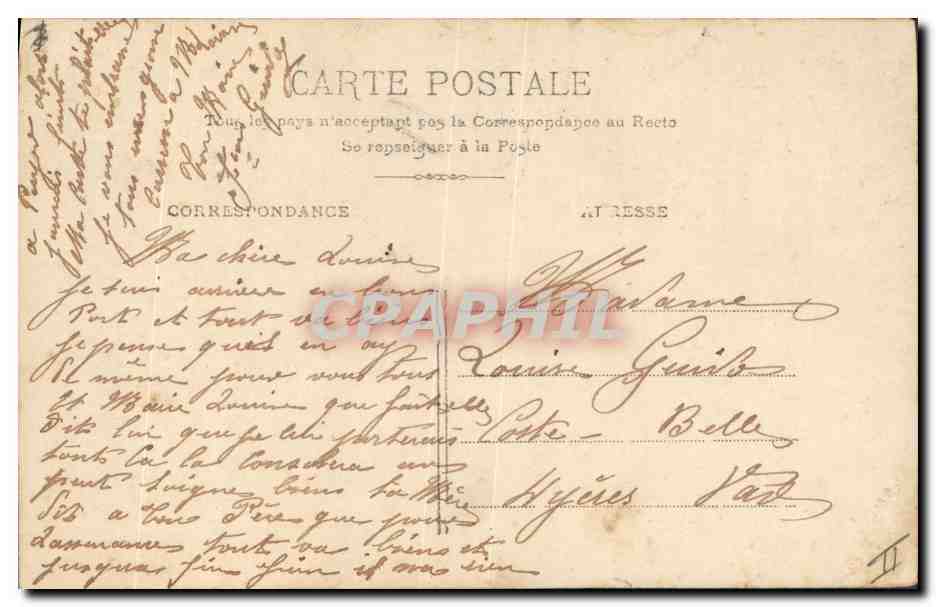 CPA Fantaisie Enfant Bebe A vendre — Verso