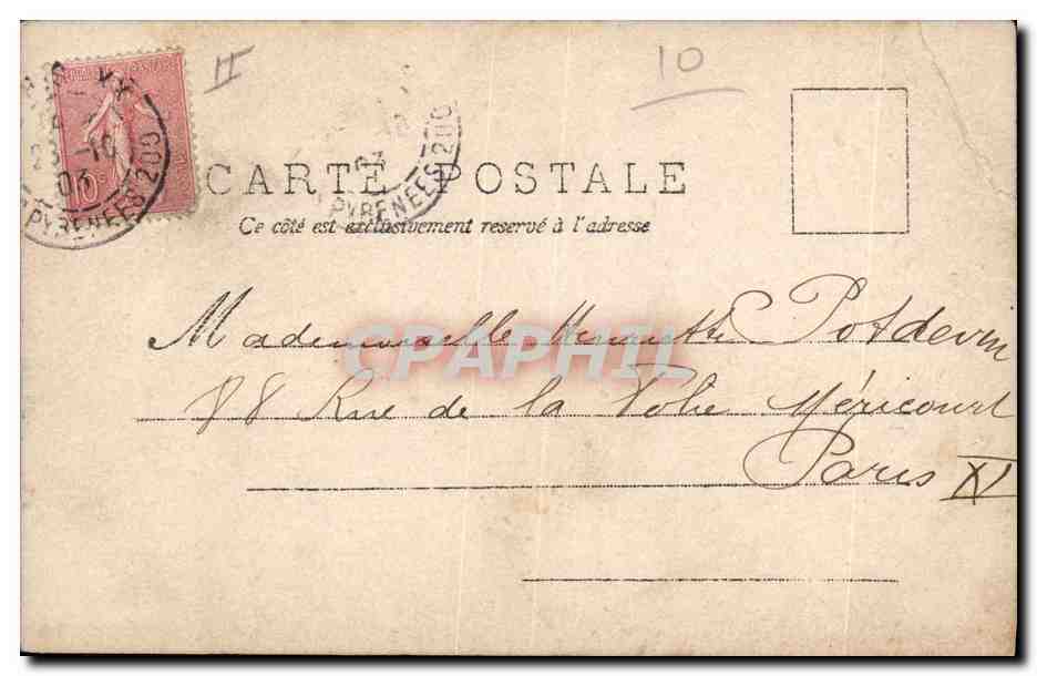 CPA Fantaisie Enfant Bebe A vendre — Rückseite