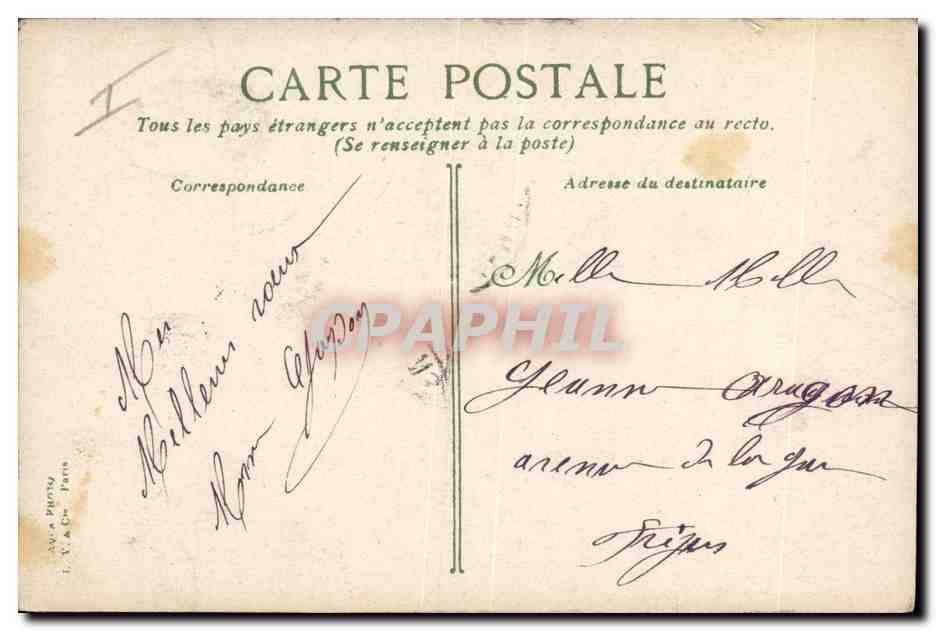 CPA Fantaisie Enfant Bebe L'entree du champ de courses Chevaux Hippisme — Rückseite