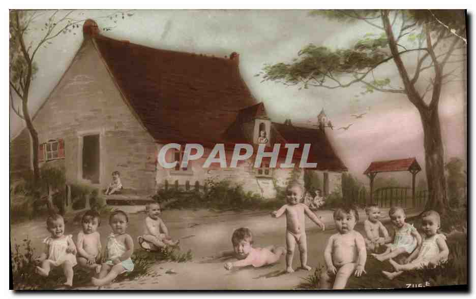 CPA Fantaisie Enfant Bebe 