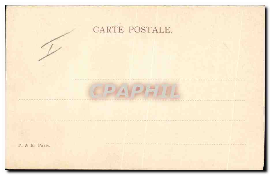 CPA Fantaisie Enfant Bebe  — Rückseite