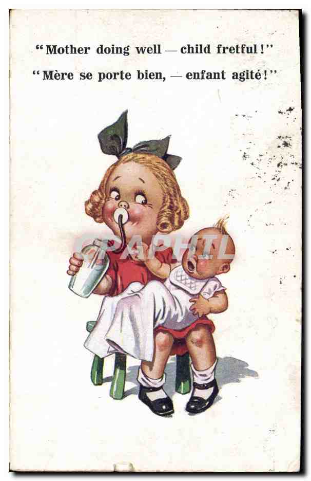 CPA Fantaisie Enfant Bebe 