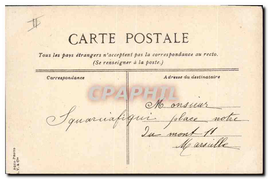 CPA Fantaisie Enfant Bebe Le corbeau et le renard — Rückseite