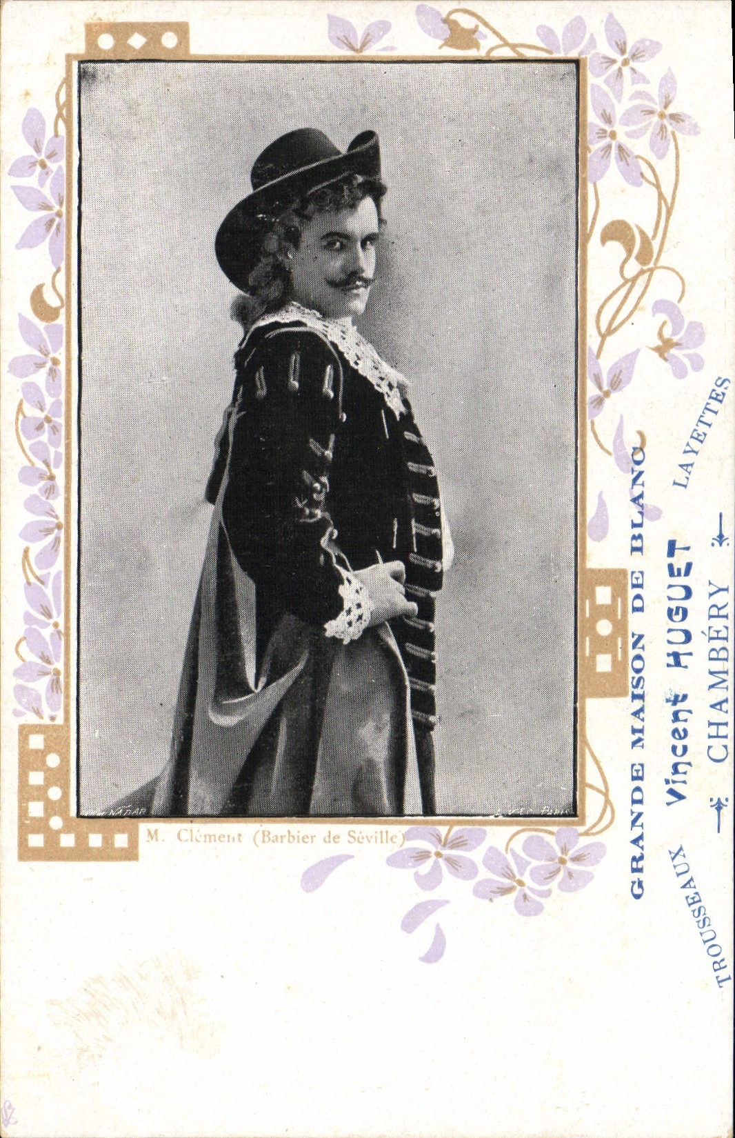 CPA Fantaisie M Clement Barbier de Seville Theatre 