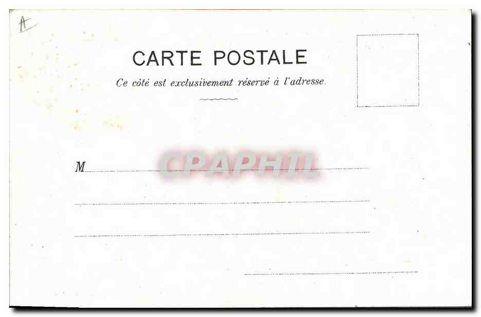 CPA Fantaisie M Clement Barbier de Seville Theatre  — Verso