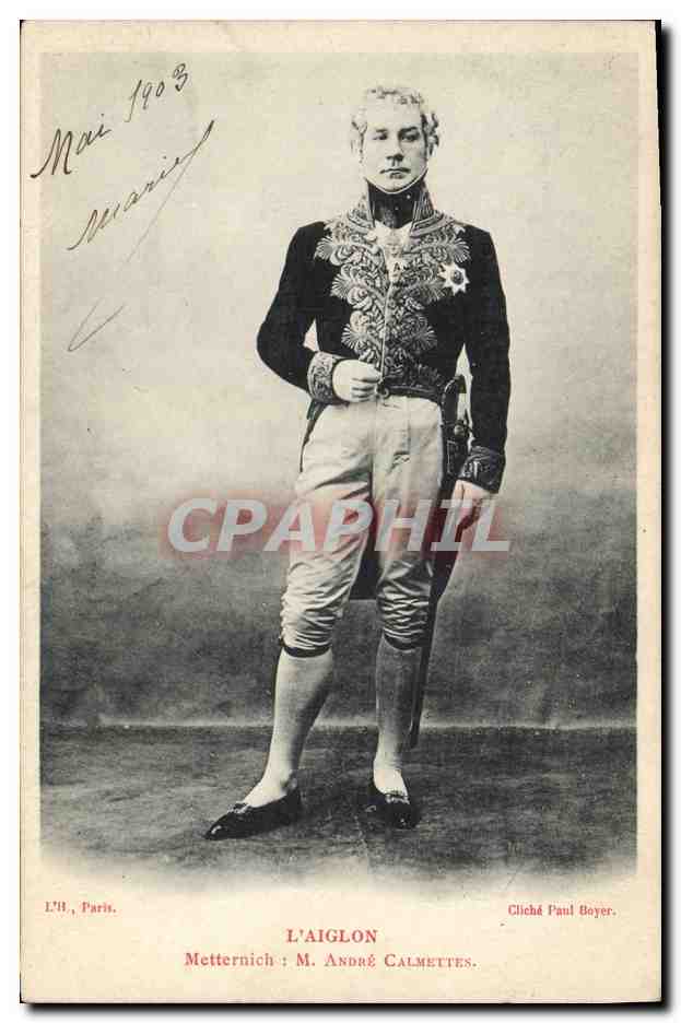 CPA Fantaisie Theatre Metternich Andre Calmettes L'Aiglon