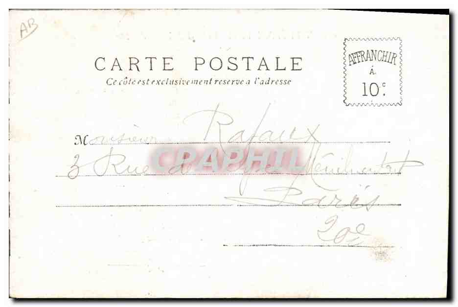 CPA Fantaisie Theatre Dejazet Bardes  — Verso