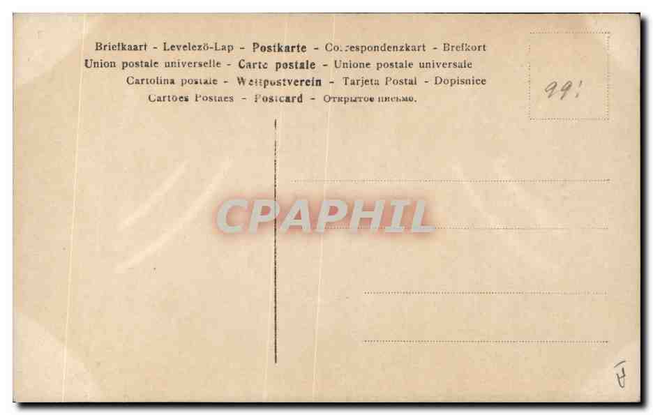 La Sophia — artiste de music-hall — GG C°, n° 1707 — Rückseite