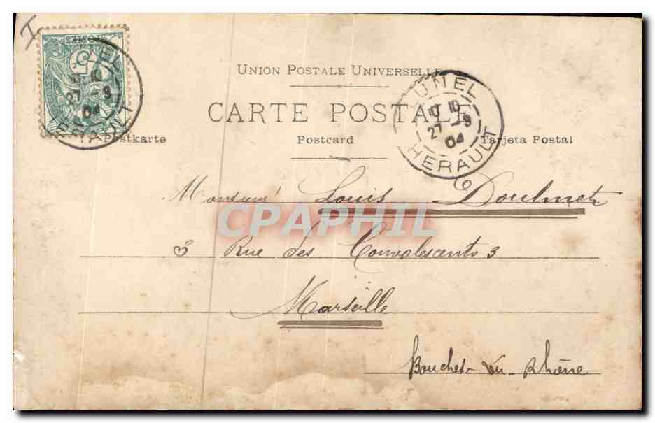 CPA Fantaisie Femme Theatre Odeon Mitzy Dalti — Rückseite