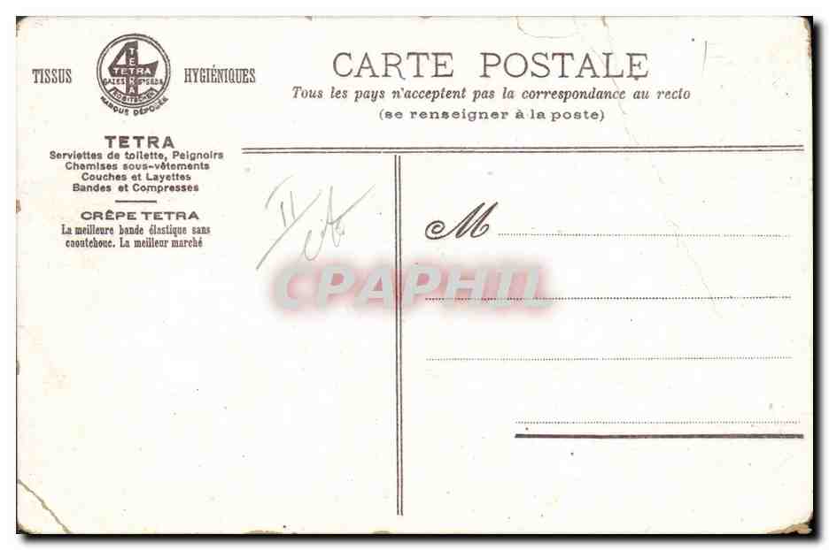 CPA Negre Enfant de couleur Peignoir Tetra — Rückseite