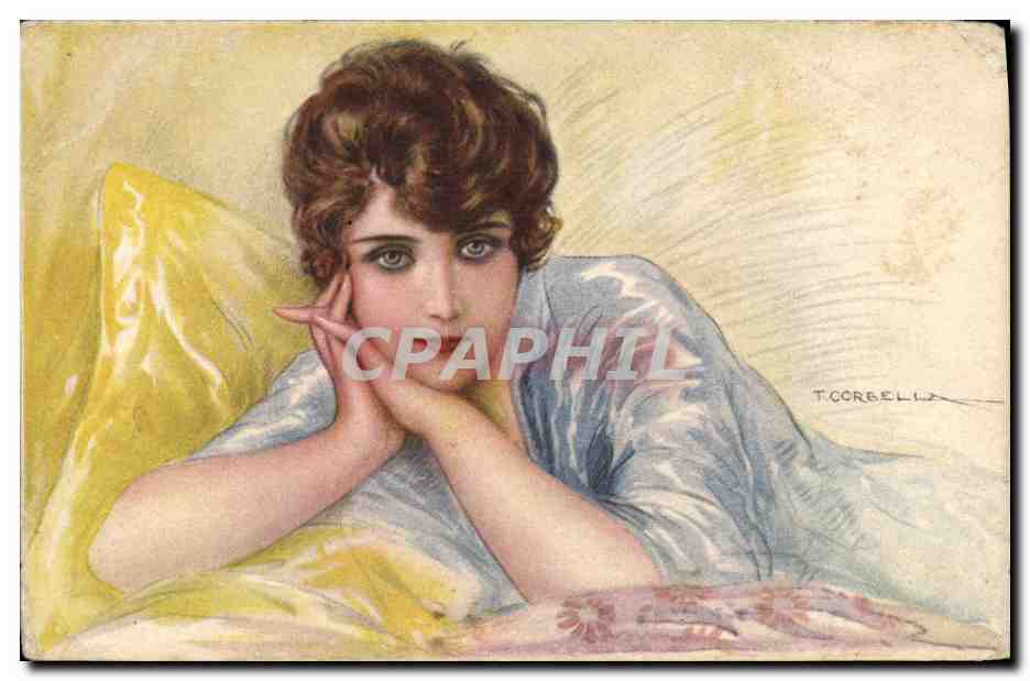 CPA Fantaisie Illustrateur Corbella Femme