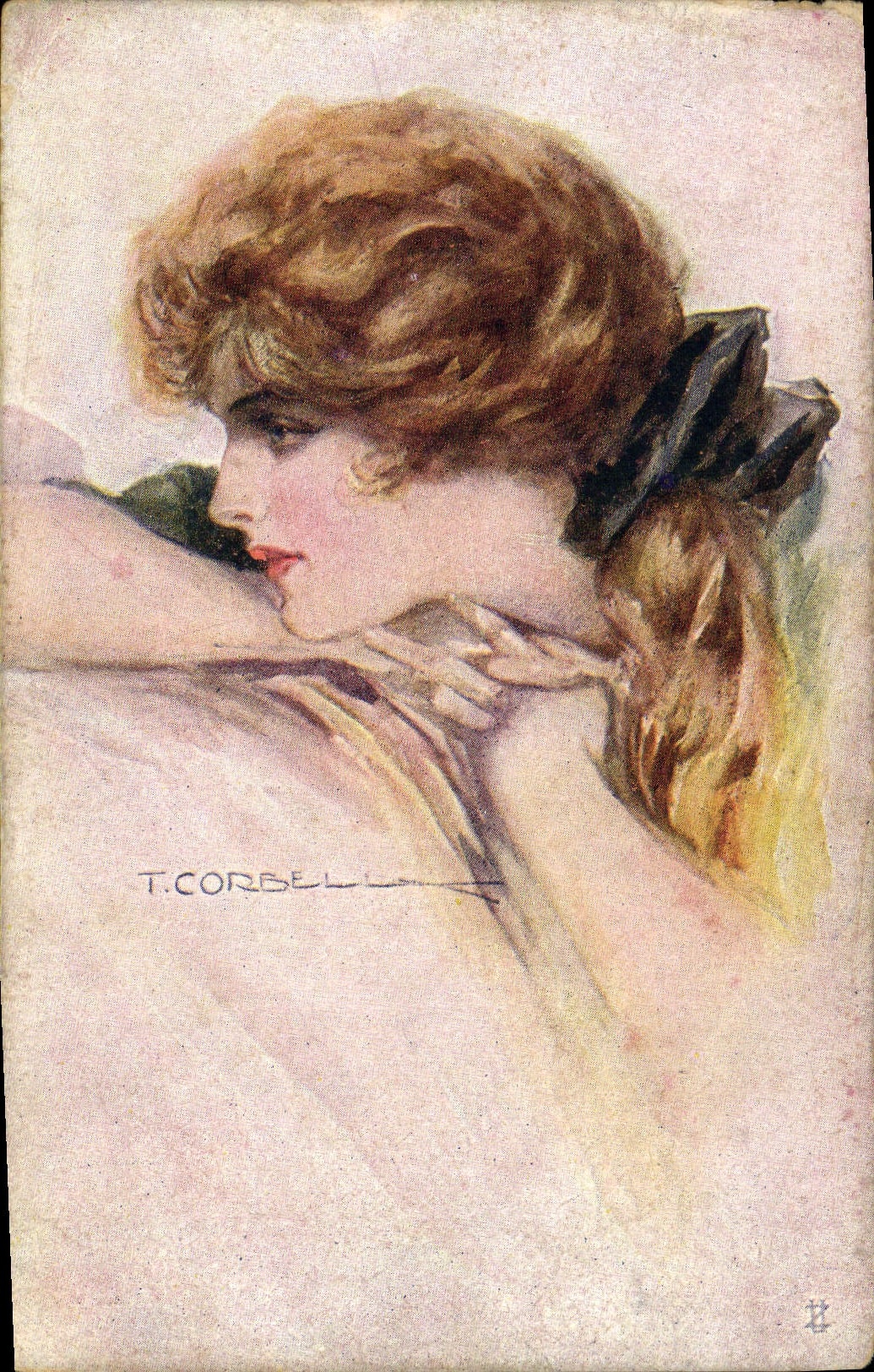 CPA Fantaisie Illustrateur Corbella Femme