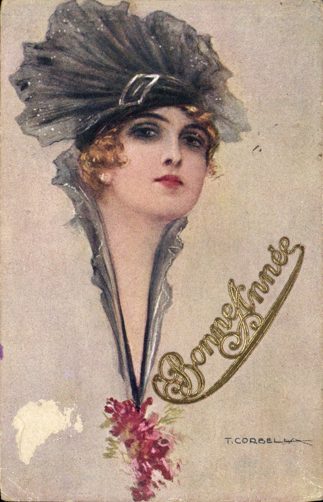 CPA Fantaisie Illustrateur Corbella Femme