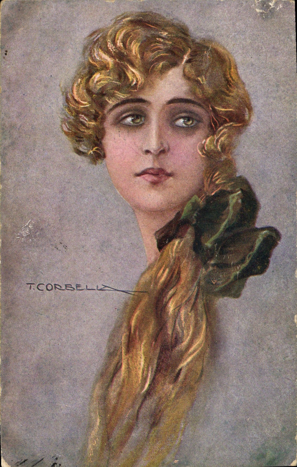 CPA Fantaisie Illustrateur Corbella Femme