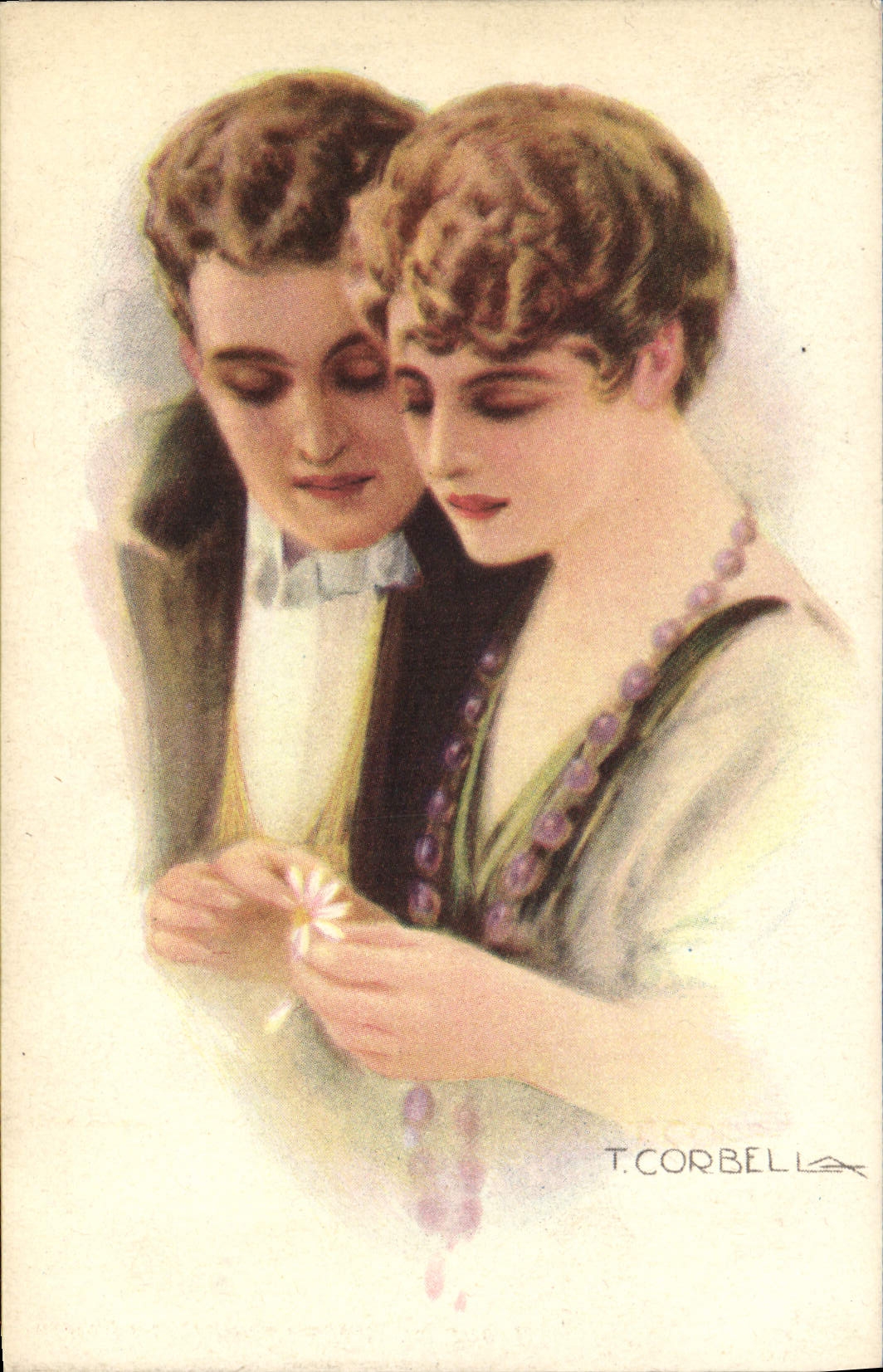 CPA Fantaisie Illustrateur Corbella Femme