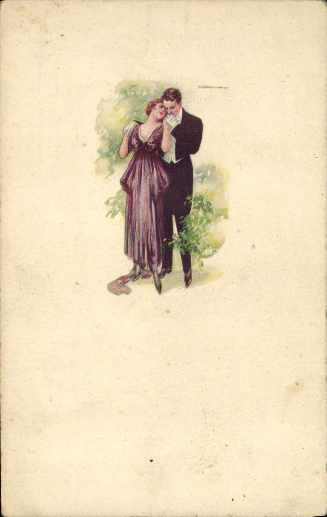 CPA Fantaisie Illustrateur Corbella Femme