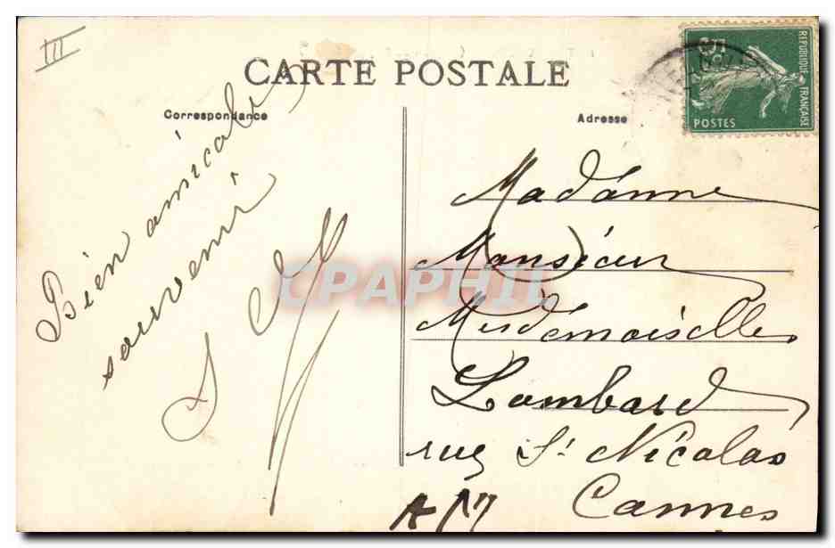 Notre Auvergne (Région du Puy-de-Dôme) — La Bourrée d'Auvergne (Le Croisement) — M.1 — Verso
