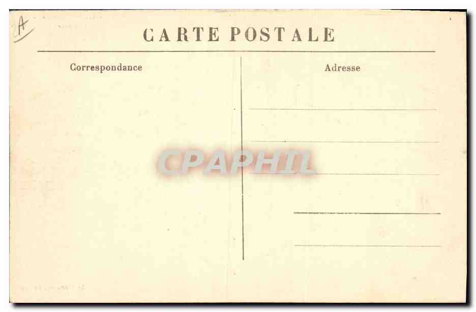 CPA Folklore Auvergne La Bourree — Rückseite