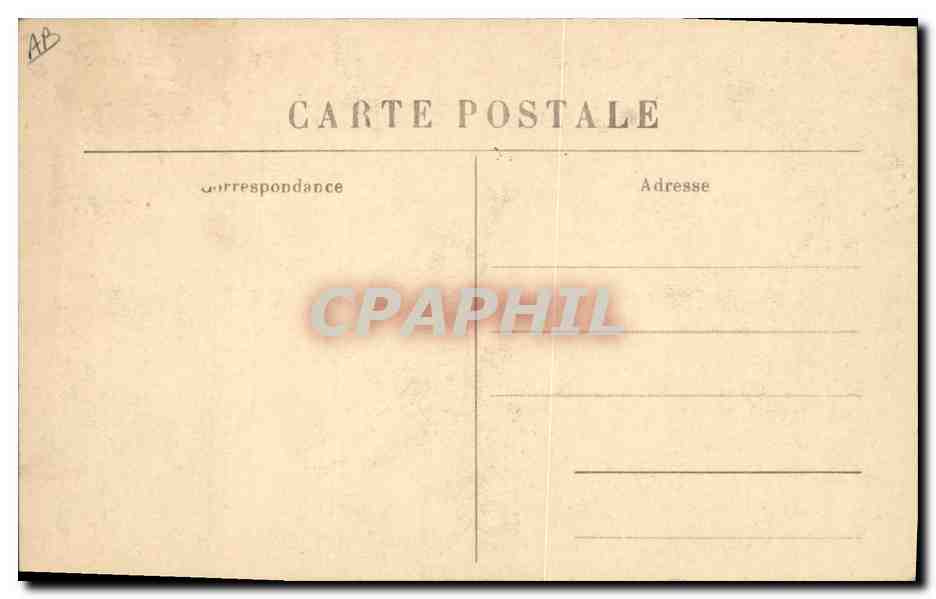 CPA Folklore Auvergne La Bourree Ney Ma Chin Saou — Rückseite