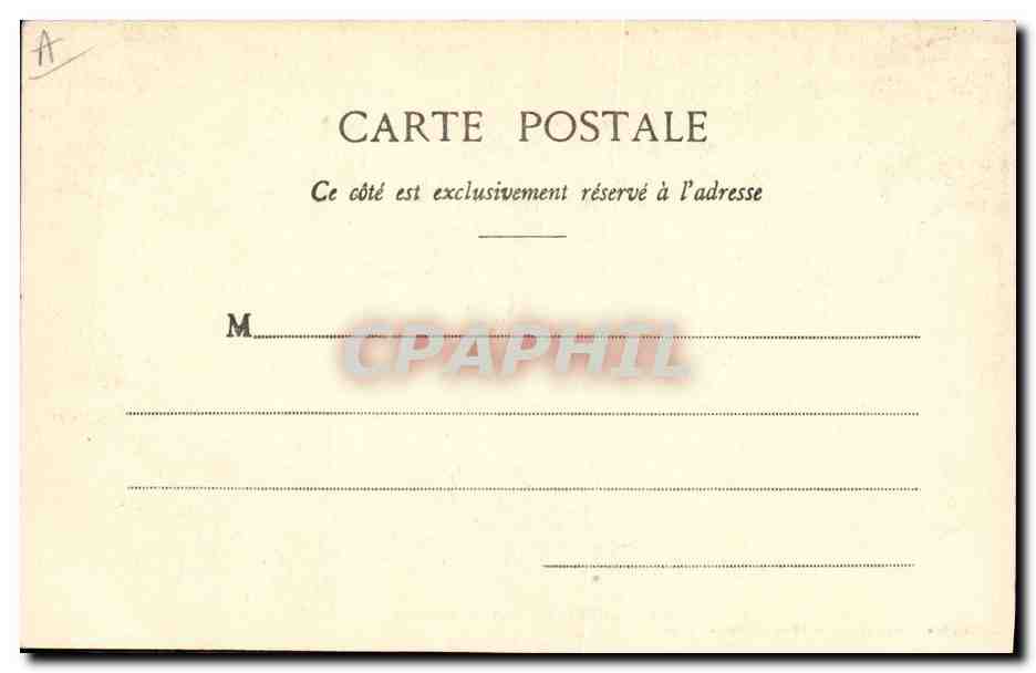 CPA Folklore Auvergne La Montagnarde — Rückseite
