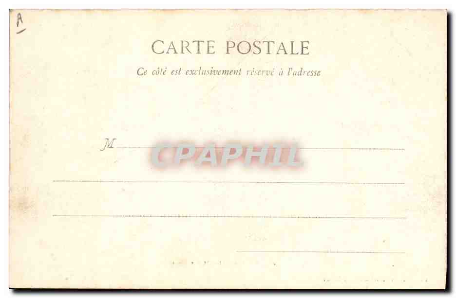 CPA Folklore Auvergne La Montagnarde — Rückseite