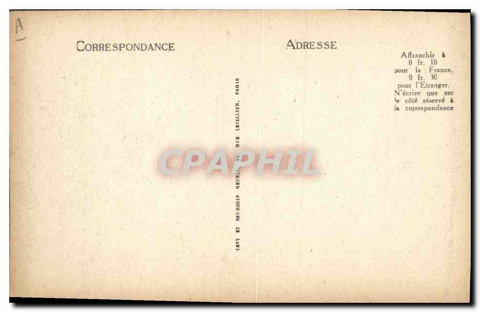 CPA Folklore Le Puy La dentelliere d'Espaly — Verso