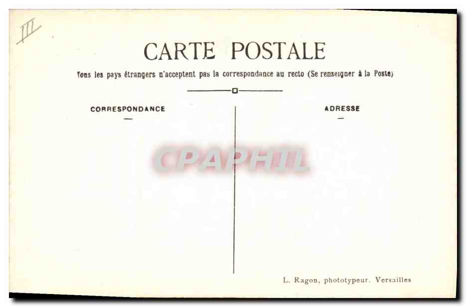 CPA Napoleon 1er Empereur des Francais — Verso