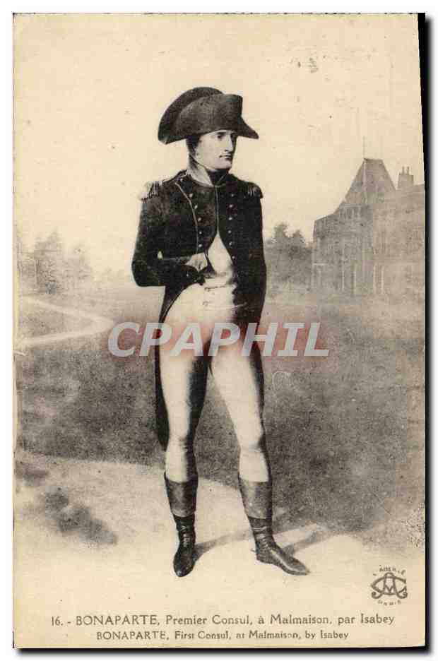 CPA Napoleon 1er Bonaparte Premier Consul a Malmaison par Isabey 