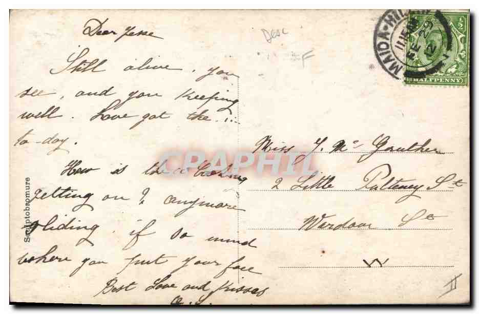CPA Napoleon 1er Wagram 6 juillet 1809 — Verso