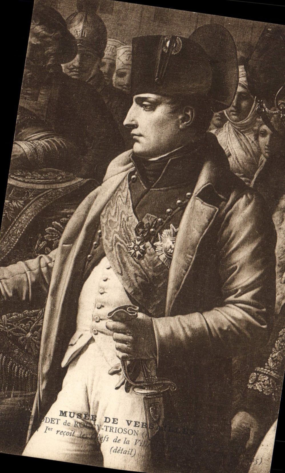 CPA Napoleon 1er Musee de Versailles Recoit les clefs de la ville