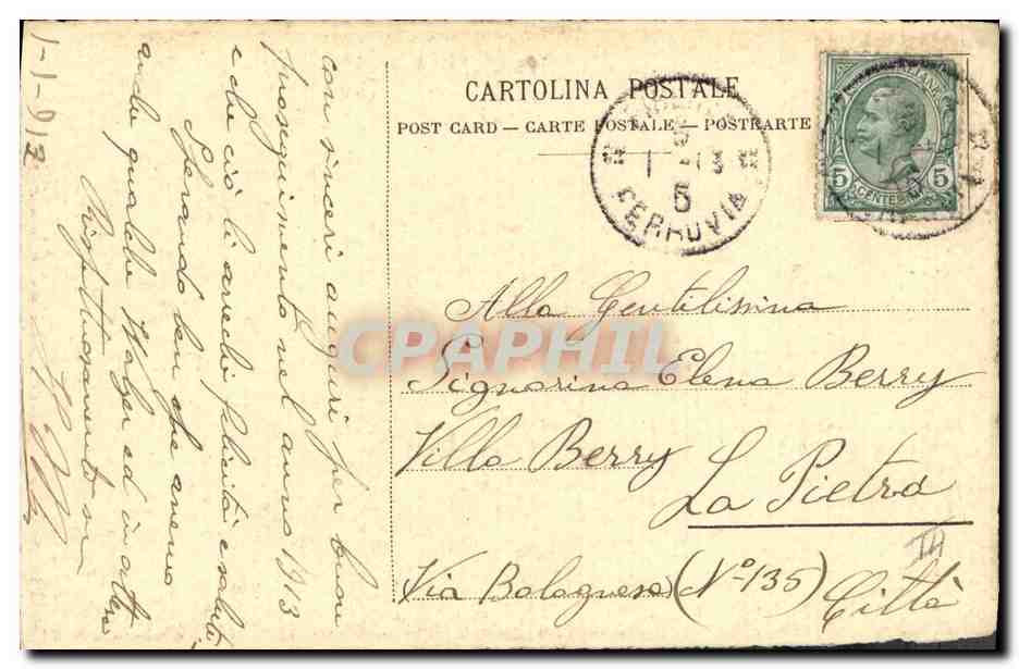 CPA Napoleon 1er  — Verso