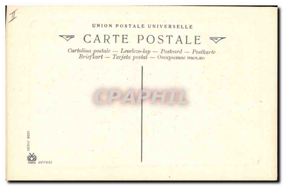 CPA Napoleon 1er Bonaparte a la Malmaison — Rückseite