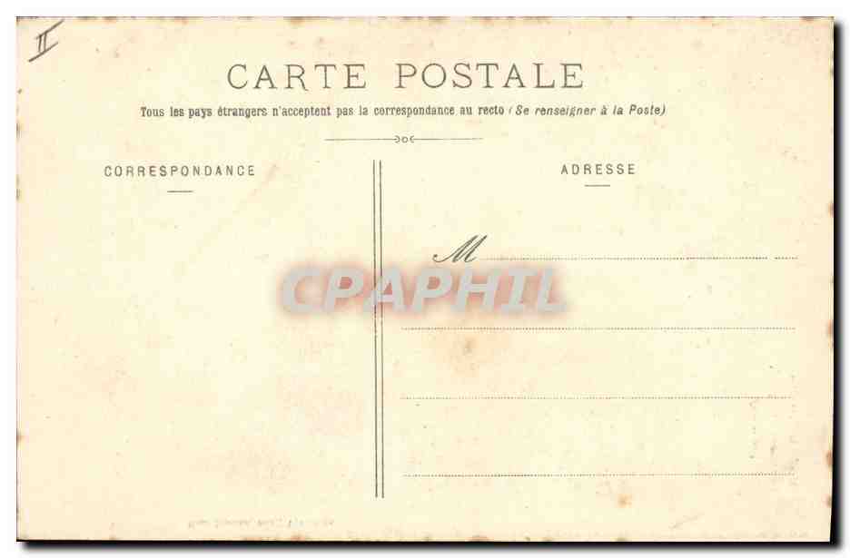CPA Napoleon 1er Musee de Versailles 1er Consul par Isabey — Rückseite