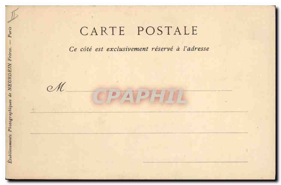 CPA Napoleon 1er Le reveil de Pitt — Rückseite
