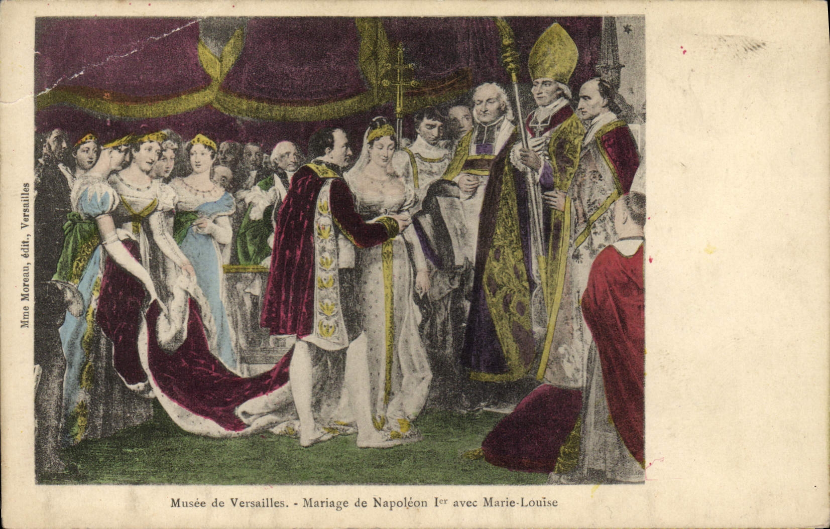 CPA Napoleon 1er Musee de Versailles Mariage de Napoleon 1er avec Marie Louise