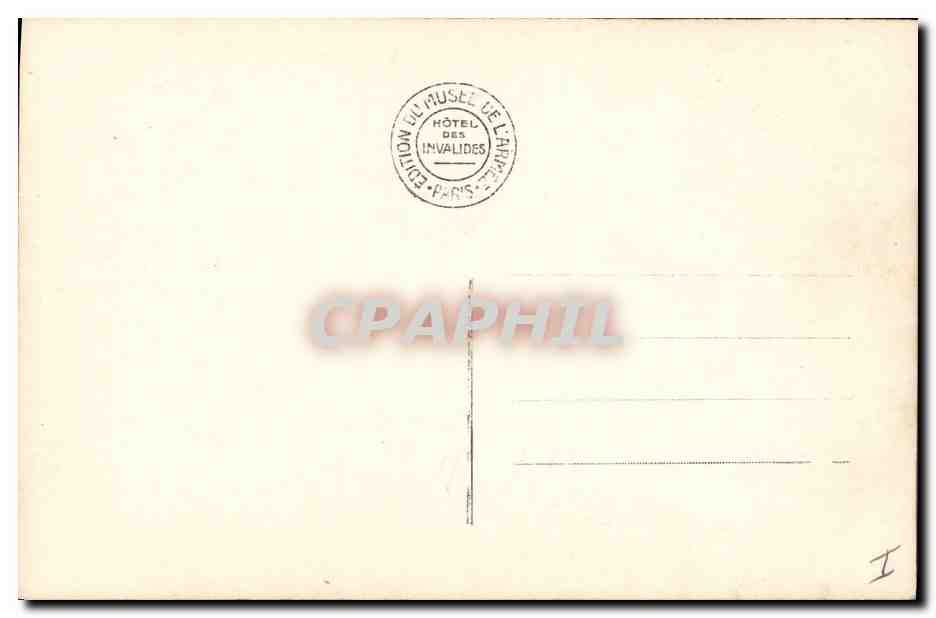 CPA Napoleon 1er La main Invalides Paris — Rückseite