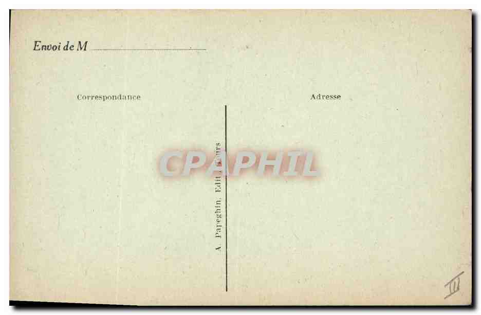 CPA Marie de Medicis Reine de France — Verso